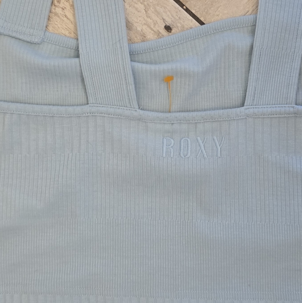 NWT! Roxy Summer Ribbed Crop Top - Picture 4 of 4